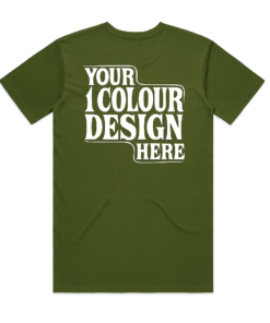 army 1 colour back