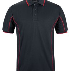 BLACK / RED