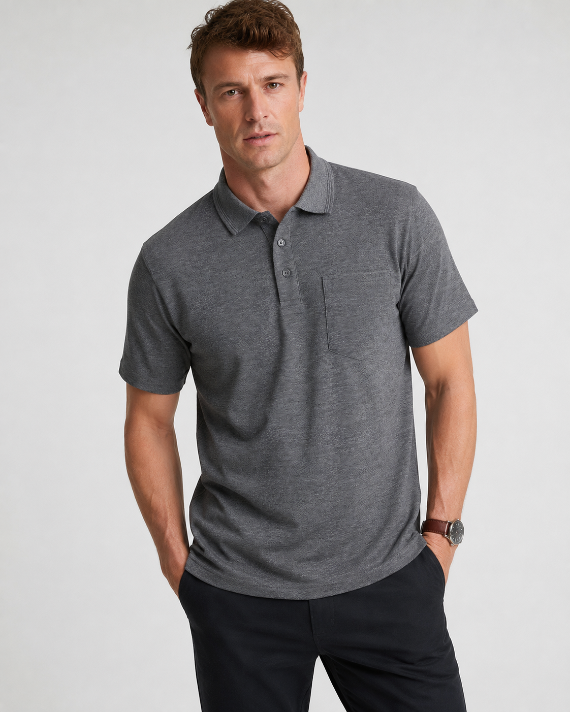 210P-JB'S Mens Short Sleeve Pocket Polo