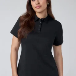 Biz Collection-P515LS Womens Lotus Short Sleeve Polo