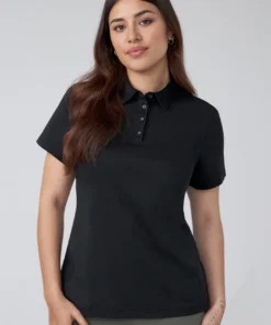 Biz Collection-P515LS Womens Lotus Short Sleeve Polo