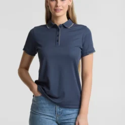 womens focus short sleeve polo