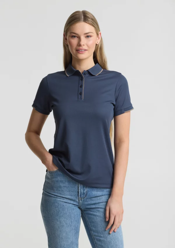 biz collection pls womens focus short sleeve polo