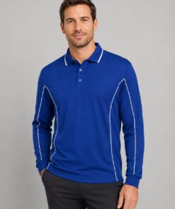 royal blue white polo model under mb